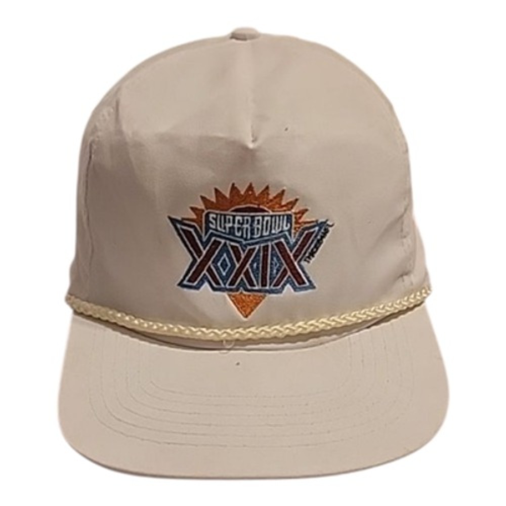 Vintage Super Bowl XXIX Doritos Rope Hat Cream Adjustable Strapback Cap NFL